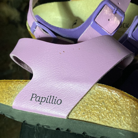 Sandals Birkenstock 4 straps violet pink. 37 made in Germany - Picture 7 of 7
